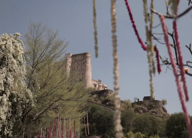A Slow Motion Shot of an Indian Wedding Venue Decoration in India