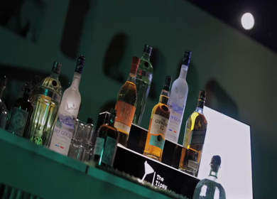 5th January 2025 : A slow motion shot of a bar at an Indian wedding in India