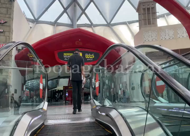 An Entrance Shot of Ferrari World at Abu Dhabi,UAE 