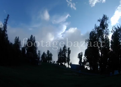 A timelapse shot of clouds during dusk in Devasthal Base Camp, Nainital